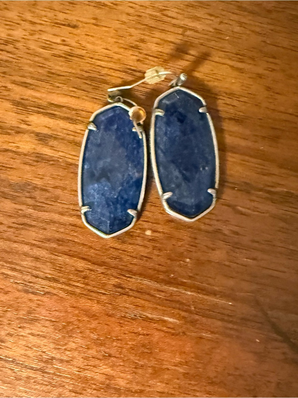 Kendra Scott Navy Blue Elle Drop Earrings